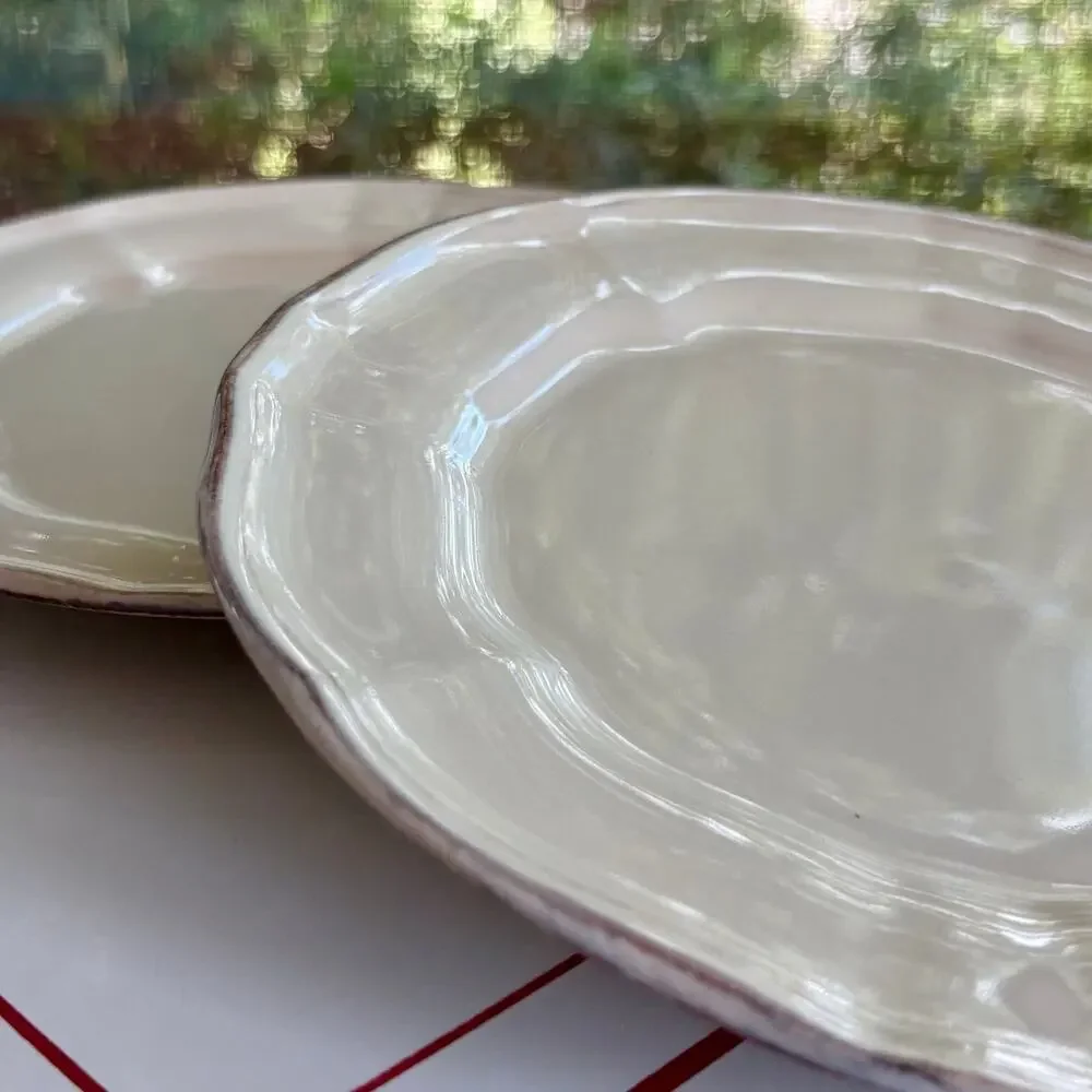 Set of 2 Toscano Cream Noble Excellence Salad Plates